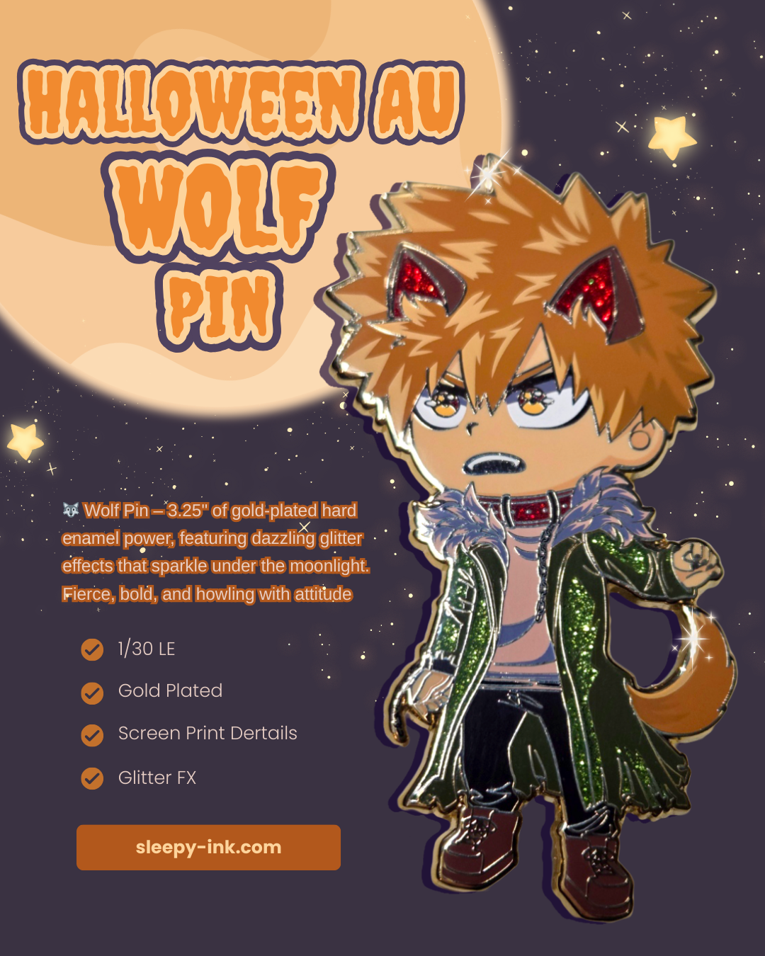 Spooky Season Special: π₯ Wolf & π₯¦ Ghost Pins π